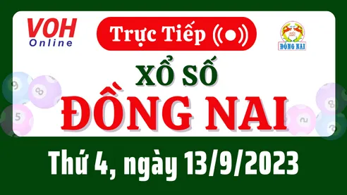 XSDN 13/9 - Kết quả xổ số Đồng Nai hôm nay thứ 4 ngày 13/9/2023