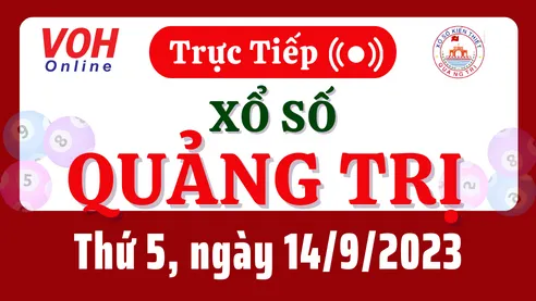 XSQT 14/9 - Kết quả xổ số Quảng Trị hôm nay thứ 5 ngày 14/9/2023