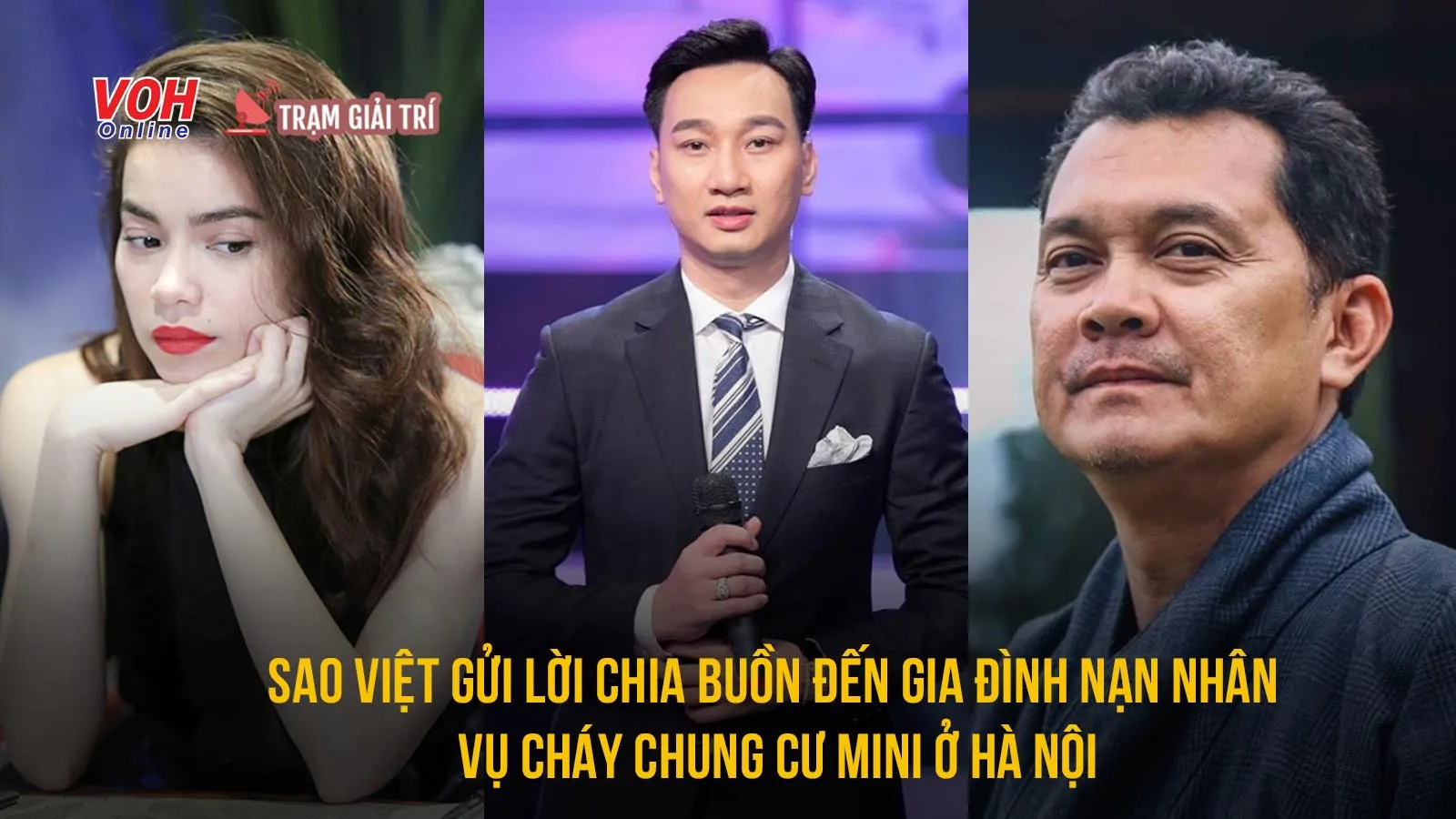 Cháy chung cư mini ở Hà Nội: Sao Việt gửi lời chia buồn, MC Thành Trung bàng hoàng hay tin người quen gặp nạn