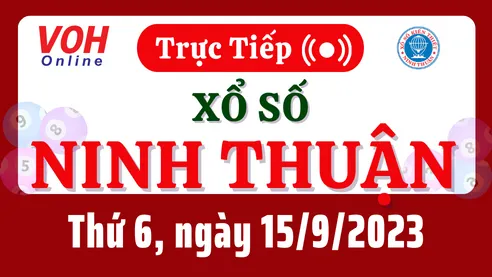 XSNT 15/9 - Kết quả xổ số Ninh Thuận hôm nay thứ 6 ngày 15/9/2023