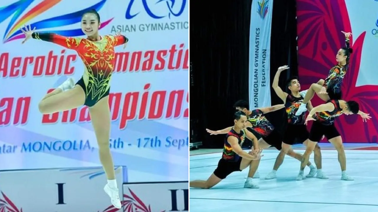 Tuyển aerobic Việt Nam giành hat-trick vàng ở giải vô địch châu Á