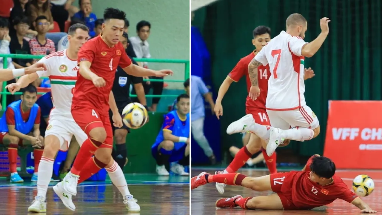 Tuyển futsal Việt Nam thua đậm đối thủ hạng 29 thế giới