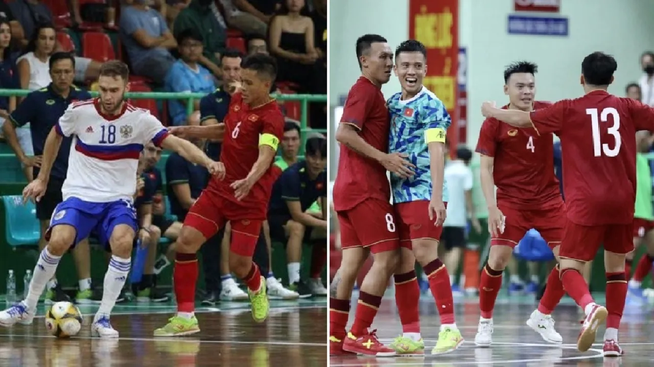 Tuyển futsal Việt Nam bất ngờ hòa đối thủ hạng 4 thế giới dù bị dẫn 3 bàn