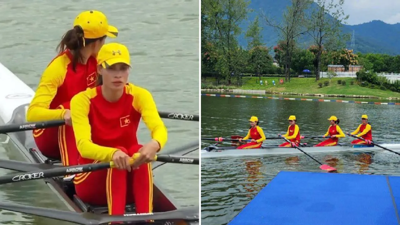 Tuyển rowing Việt Nam xuất sắc vào Bán kết và Chung kết hai nội dung tại ASIAD 19