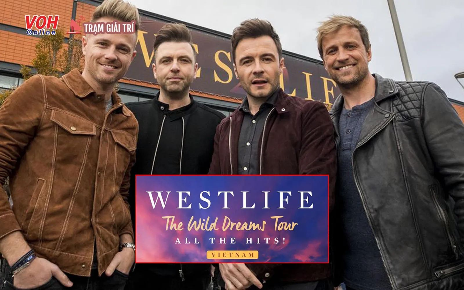 Weslife mang The Wild Dreams Tour đến TPHCM vào tháng 11