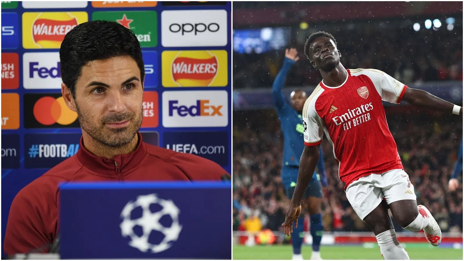 1 bàn thắng, 1 kiến tạo và 3 key passes: Bukayo Saka có màn ra mắt Cúp C1 xuất sắc giúp Arsenal thắng dễ PSV