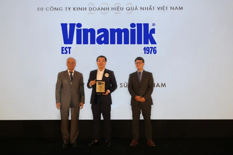 Vinamilk được vinh danh trong Top 50 công ty kinh doanh hiệu quả nhất