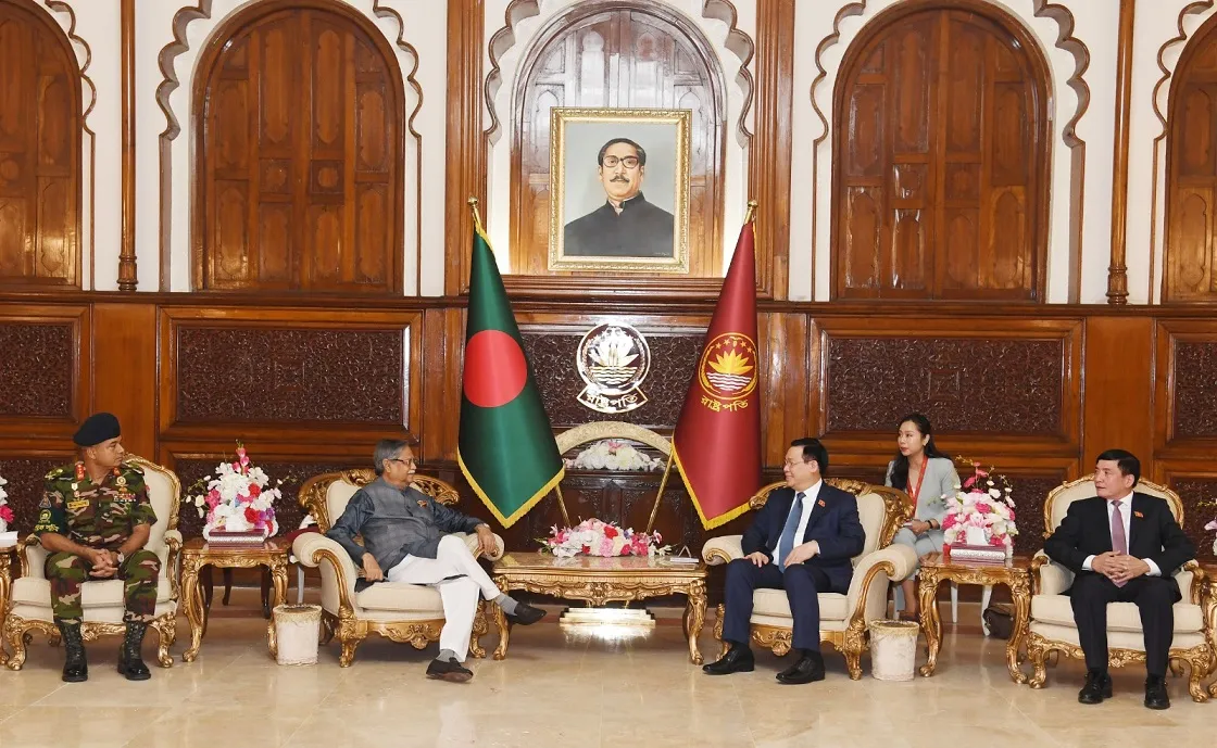 Chủ tịch Quốc hội: Việt Nam sẵn sàng hỗ trợ Bangladesh bảo đảm an ninh lương thực