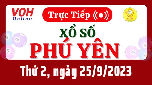 XSPY 25/9 - Kết quả xổ số Phú Yên hôm nay thứ 2 ngày 25/9/2023