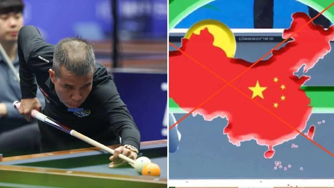 Trần Quyết Chiến bỏ giải vì chủ nhà Trung Quốc vi phạm hình ảnh chủ quyền Việt Nam