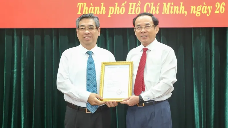 Ông Nguyễn Phước Lộc giữ chức Phó Bí thư Thành ủy TPHCM
