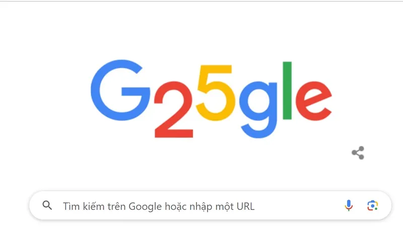 Doodle tái hiện logo Google ngày đầu tiên