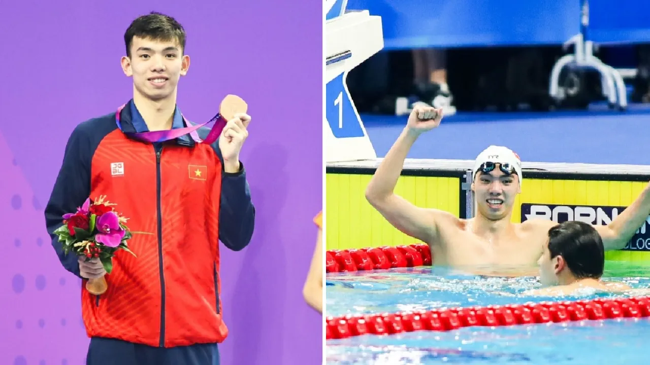 ASIAD 19: Nguyễn Huy Hoàng giành huy chương quý giá cho bơi Việt Nam cùng vé dự Olympic 2024