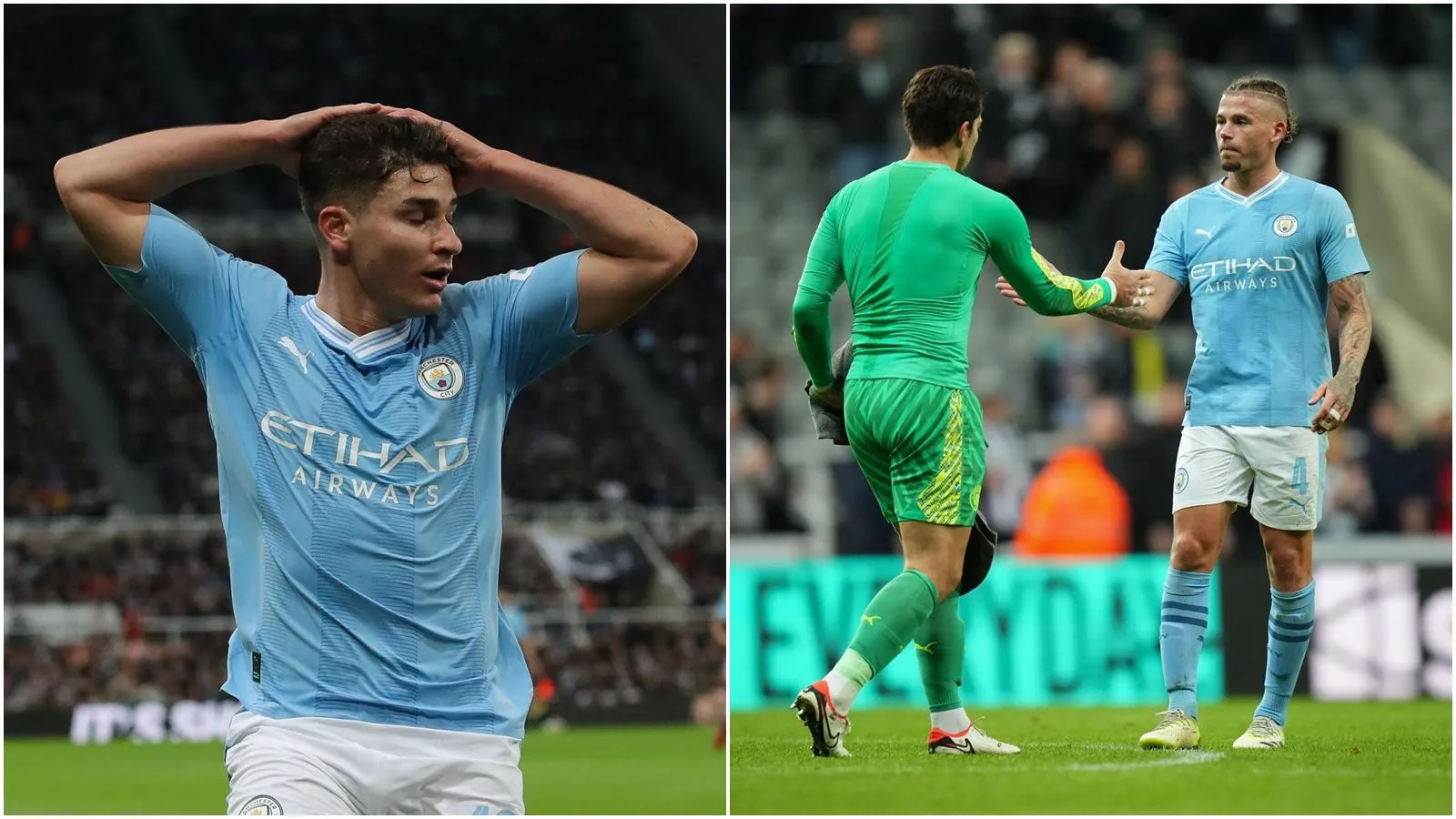 Chấm điểm Newcastle 1-0 Man City: Julian Alvarez “tàng hình” | Kalvin Phillips khiến CĐV lo lắng