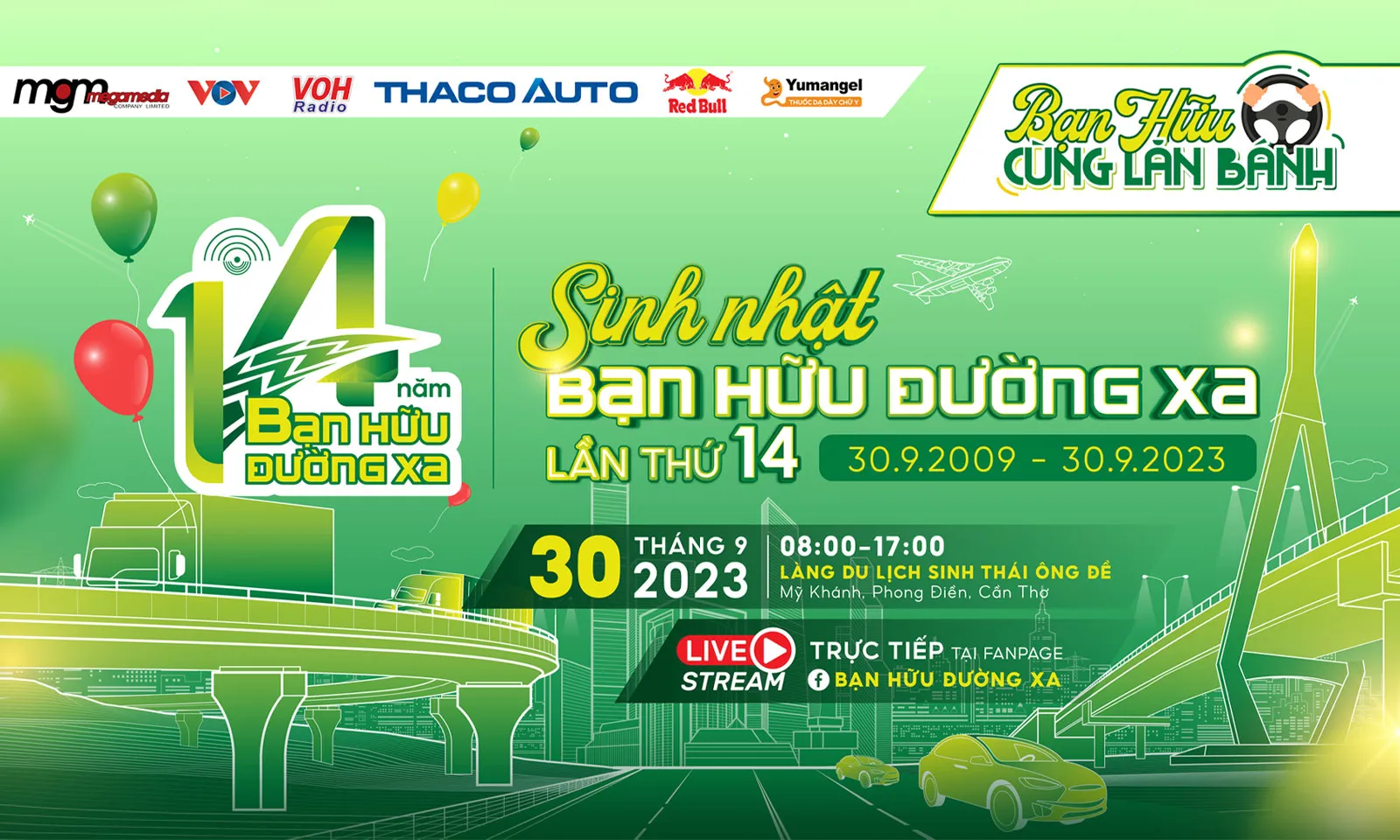 “Bạn Hữu Đường Xa tuổi 14 - Cộng Đồng Bác tài lớn nhất Việt Nam