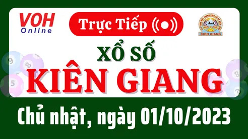 XSKG 1/10 - Kết quả xổ số Kiên Giang hôm nay chủ nhật ngày 1/10/2023
