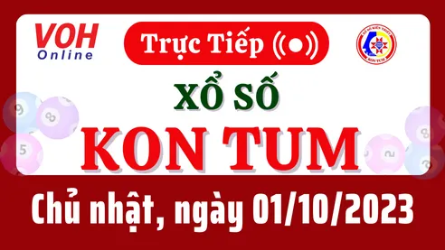 XSKT 1/10 - Kết quả xổ số Kon Tum hôm nay chủ nhật ngày 1/10/2023