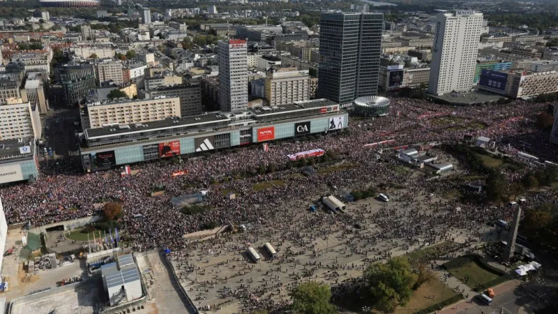 Một triệu người người Ba Lan biểu tình phản đối chính phủ