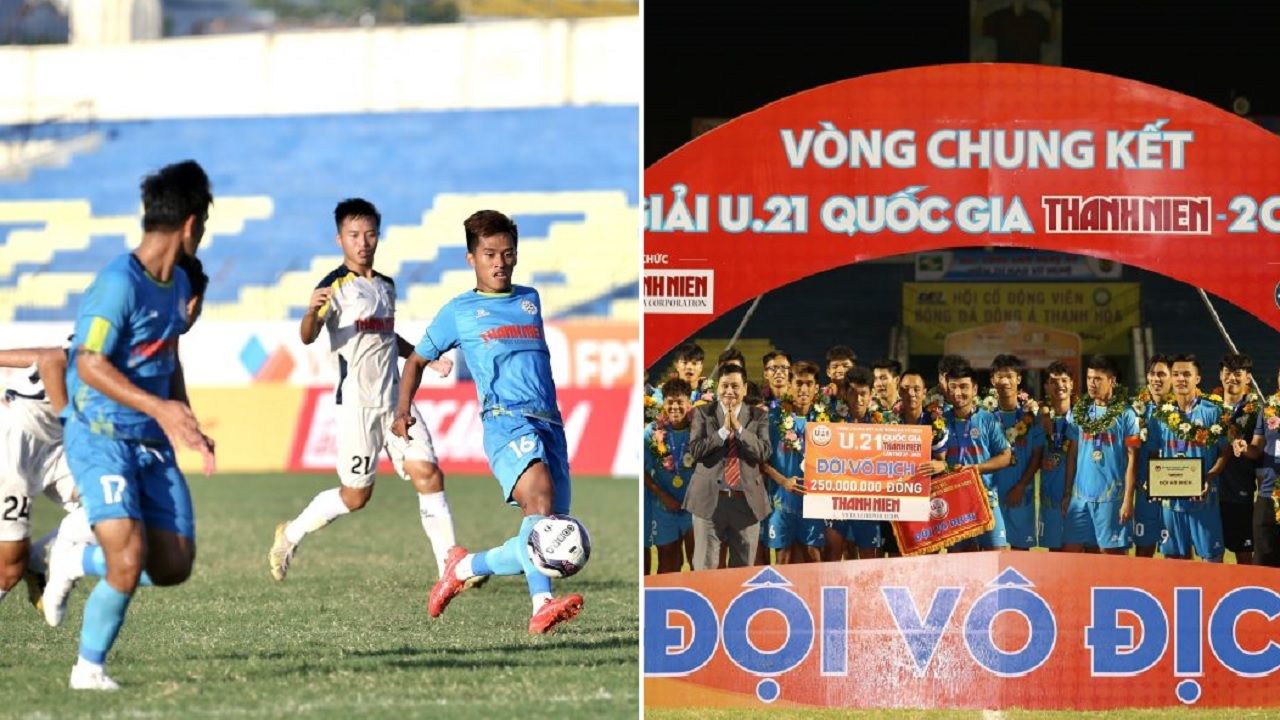 U21 PVF-CAND lần đầu đăng quang U21 Quốc gia sau loạt đấu súng cân não cùng U21 SLNA