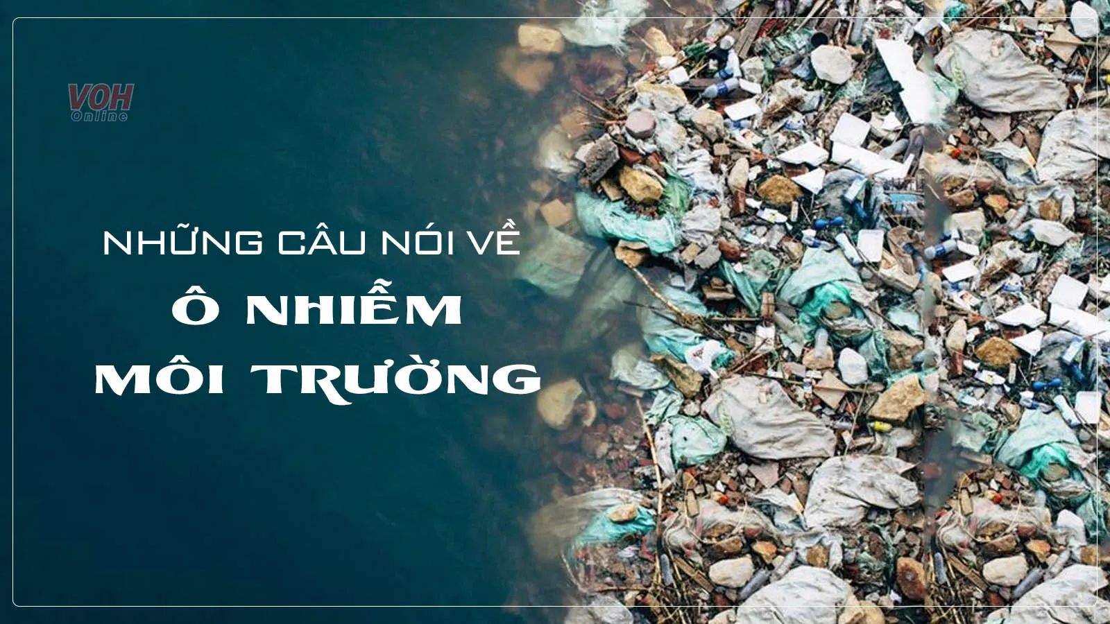 Những câu nói về ô nhiễm môi trường