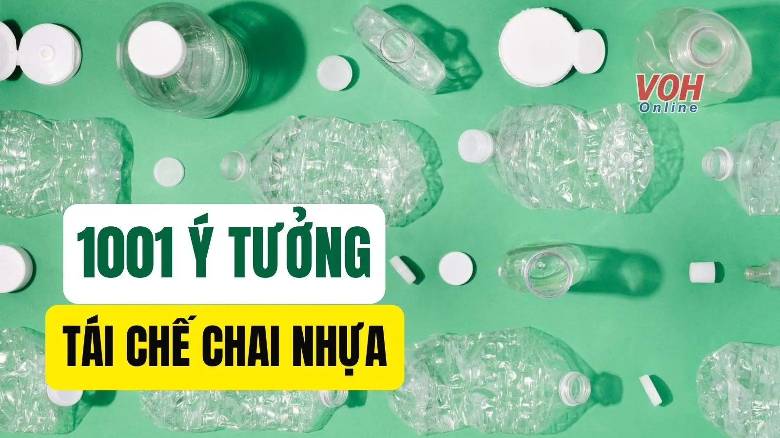 Những ý tưởng tái chế chai nhựa thông minh cho cuộc sống