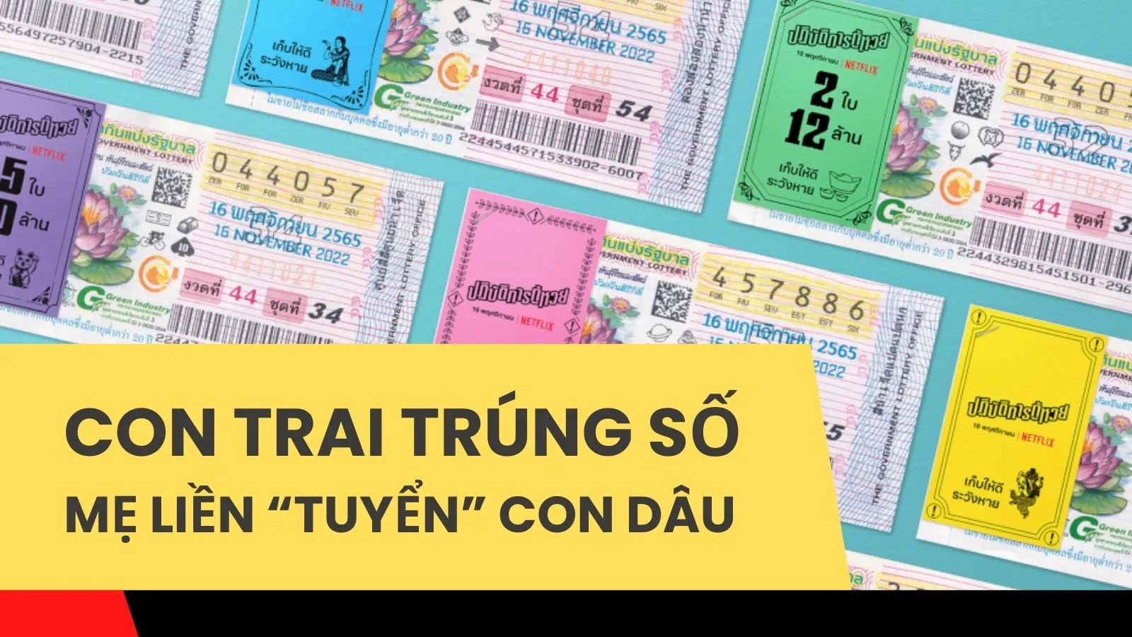 Con trai vừa trúng độc đắc, mẹ liền sốt sắng tìm con dâu