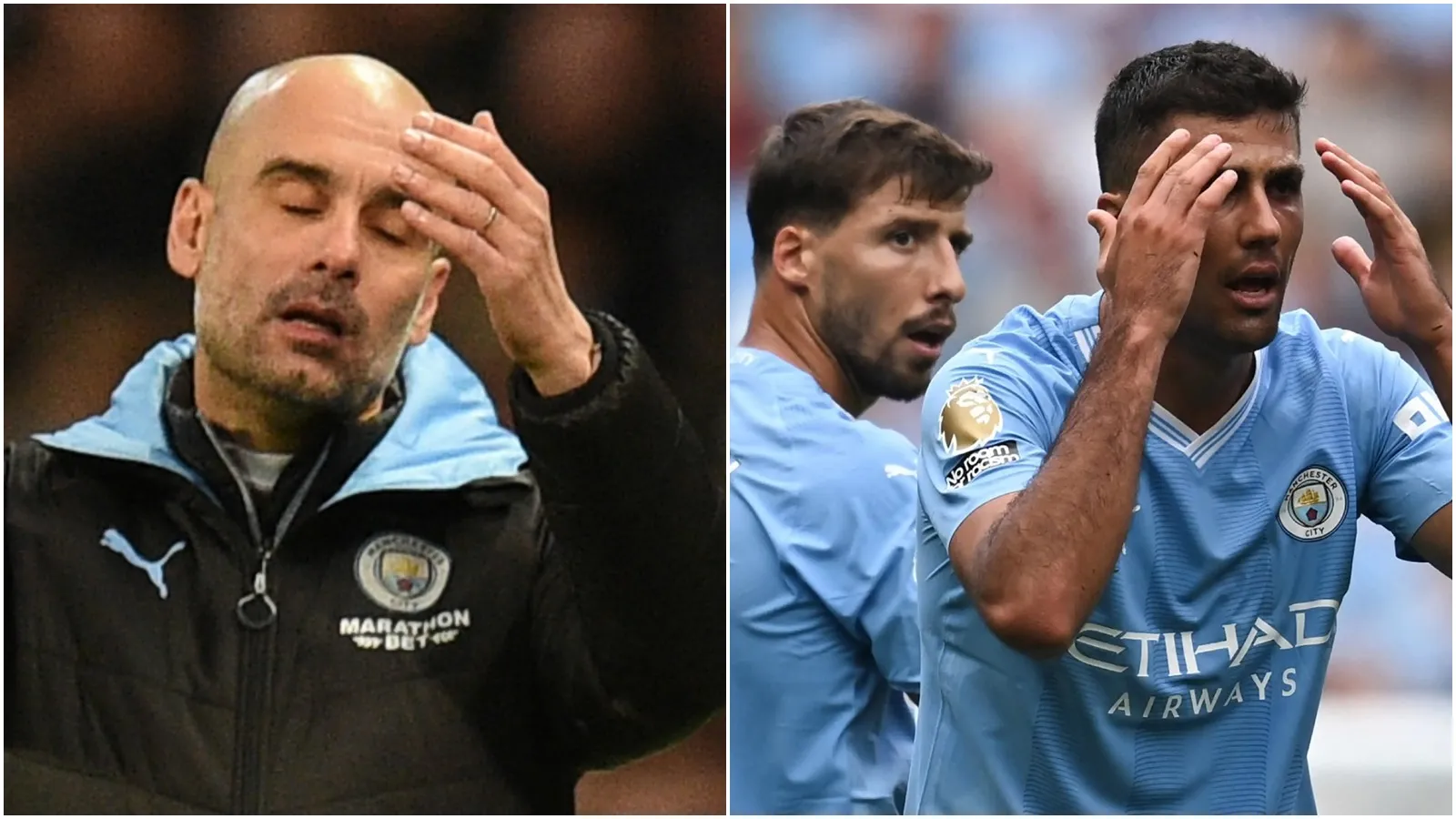 Vắng Rodri, Man City của Pep Guardiola trở nên tầm thường đến kỳ lạ