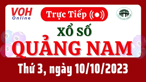 XSQNA 10/10 - Kết quả xổ số Quảng Nam hôm nay thứ 3 ngày 10/10/2023