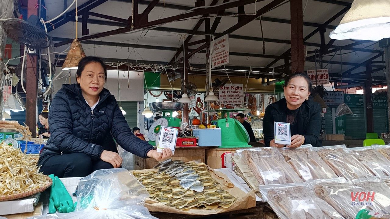 Chuyển đổi số lan tỏa tới chợ dân sinh