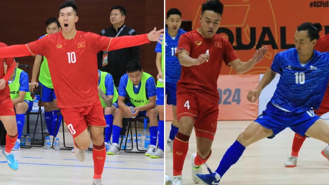 Tuyển futsal Việt Nam đoạt vé sớm dự vòng chung kết châu Á sau hai trận đại thắng