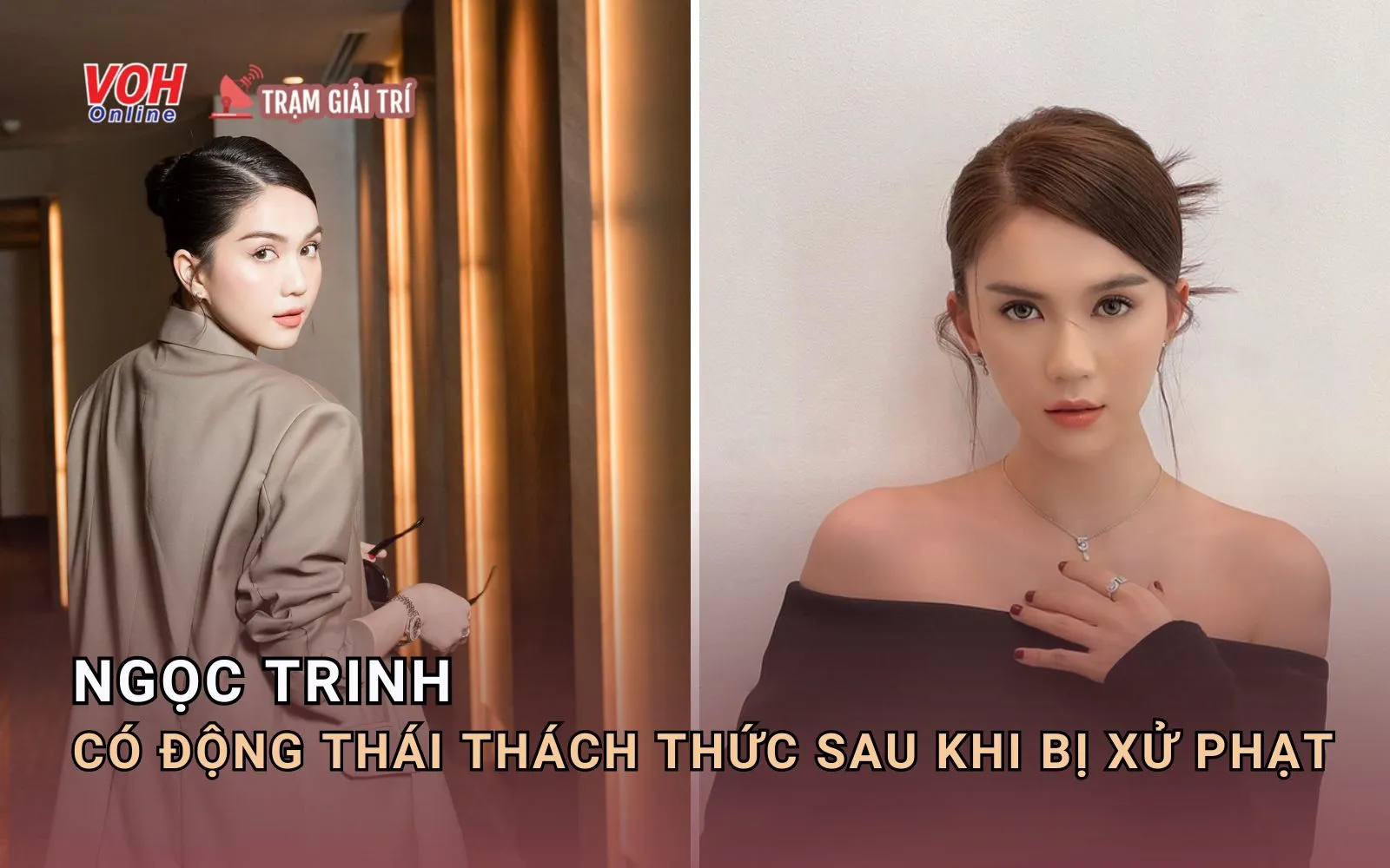 Động thái của Ngọc Trinh sau khi bị xử phạt vì diễn xiếc trên mô tô