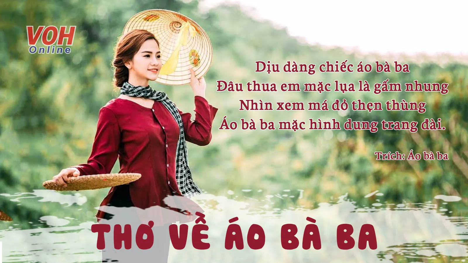 Top những bài thơ về áo bà ba, stt áo bà ba ý nghĩa