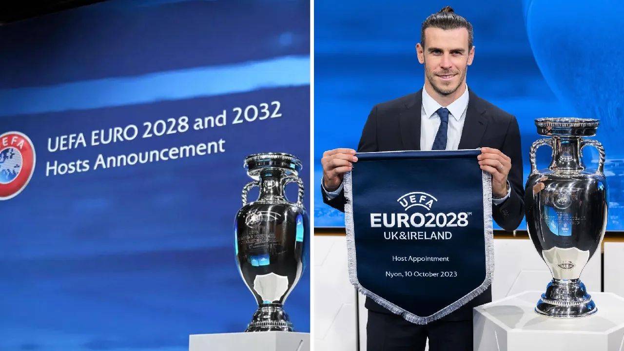 Vương quốc Anh và Cộng hòa Ireland đồng đăng cai EURO 2028