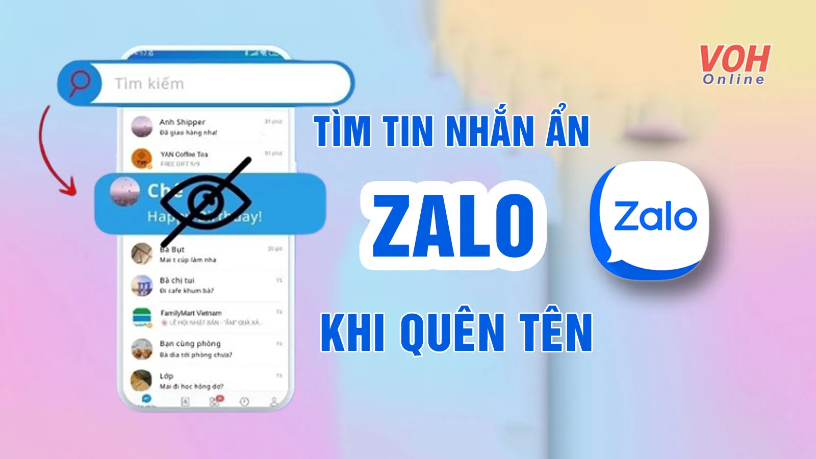 Hướng dẫn cách phát hiện, tìm tin nhắn ẩn trên Zalo nhanh chóng