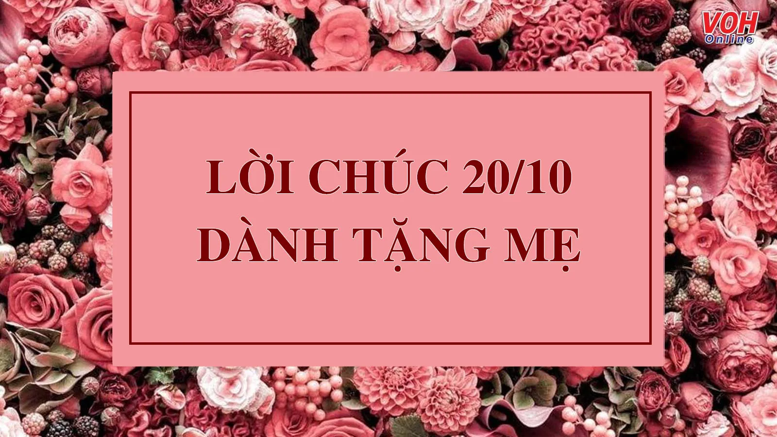 120 lời chúc 20/10 cho mẹ yêu cảm động và ấm áp nhất