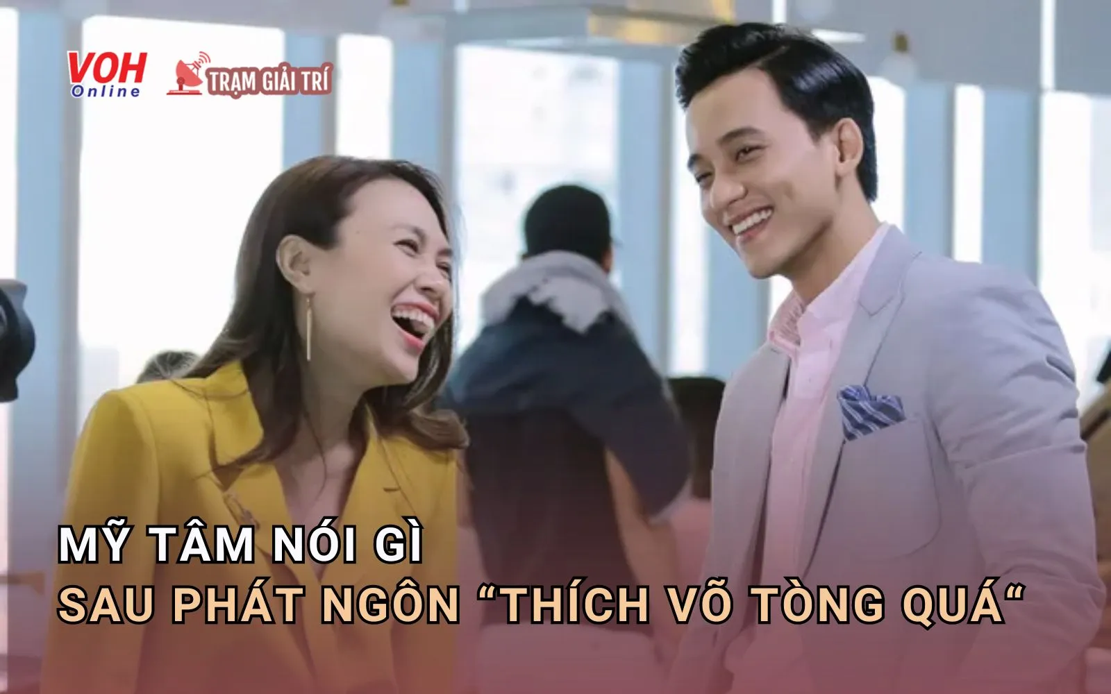 Mỹ Tâm lên tiếng về chuyện nói thích Võ Tòng Mai Tài Phến giữa rạp phim