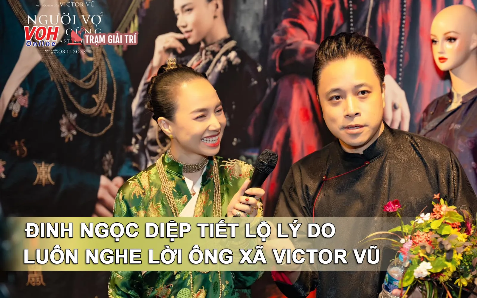 Lý do khiến Đinh Ngọc Diệp luôn nghe lời ông xã Victor Vũ