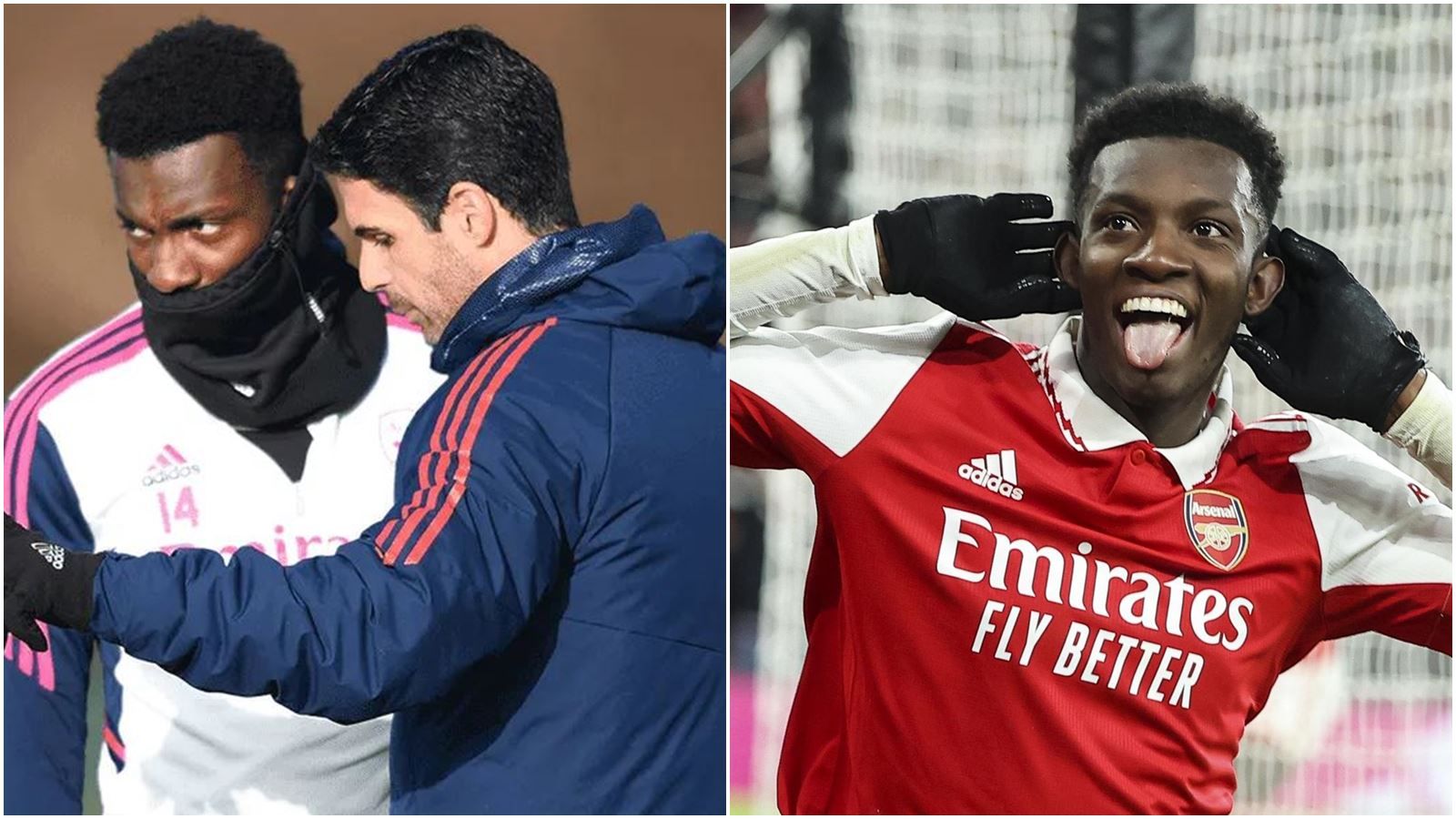 2 bàn thắng sau 11 trận: Eddie Nketiah vẫn tự tin tỏa sáng tại Arsenal
