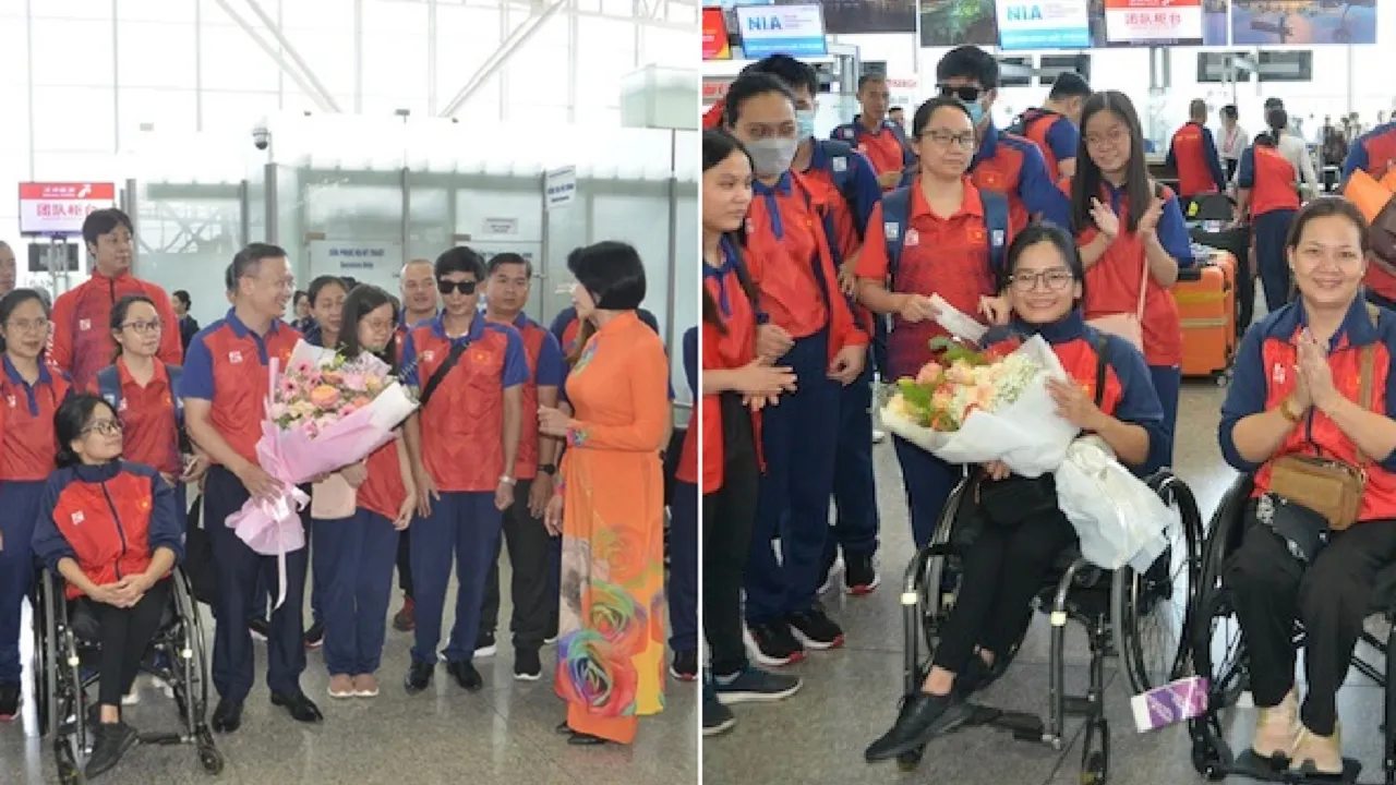 Đoàn thể thao người khuyết tật Việt Nam thi đấu 7 môn tại ASIAN Para Games 4