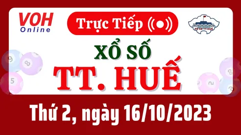 XSTTH 16/10 - Kết quả xổ số Thừa Thiên Huế hôm nay thứ 2 ngày 16/10/2023
