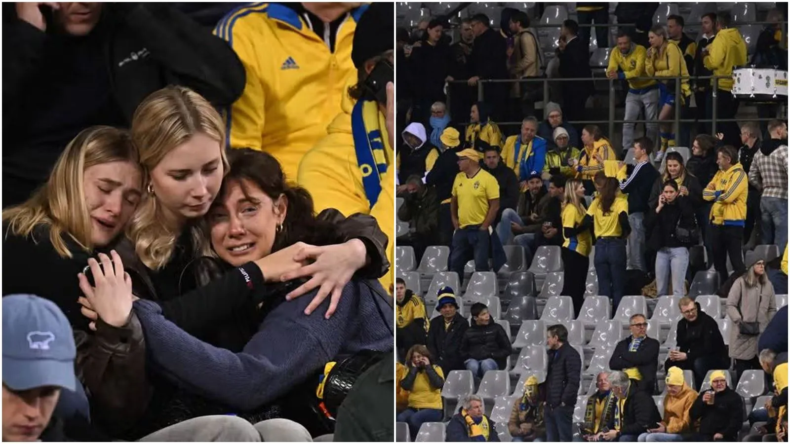 SỐC: Trận đấu giữa tuyển Bỉ và Thụy Điển buộc tạm hoãn vì thảm kịch