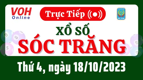 XSST 18/10 - Kết quả xổ số Sóc Trăng hôm nay thứ 4 ngày 18/10/2023