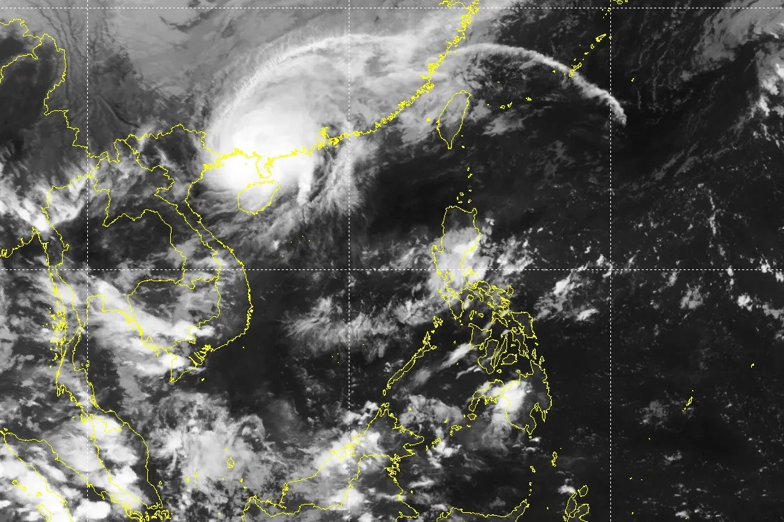 Tối 19/10, bão số 5 giật cấp 11, đang ở phía Bắc Vịnh Bắc Bộ