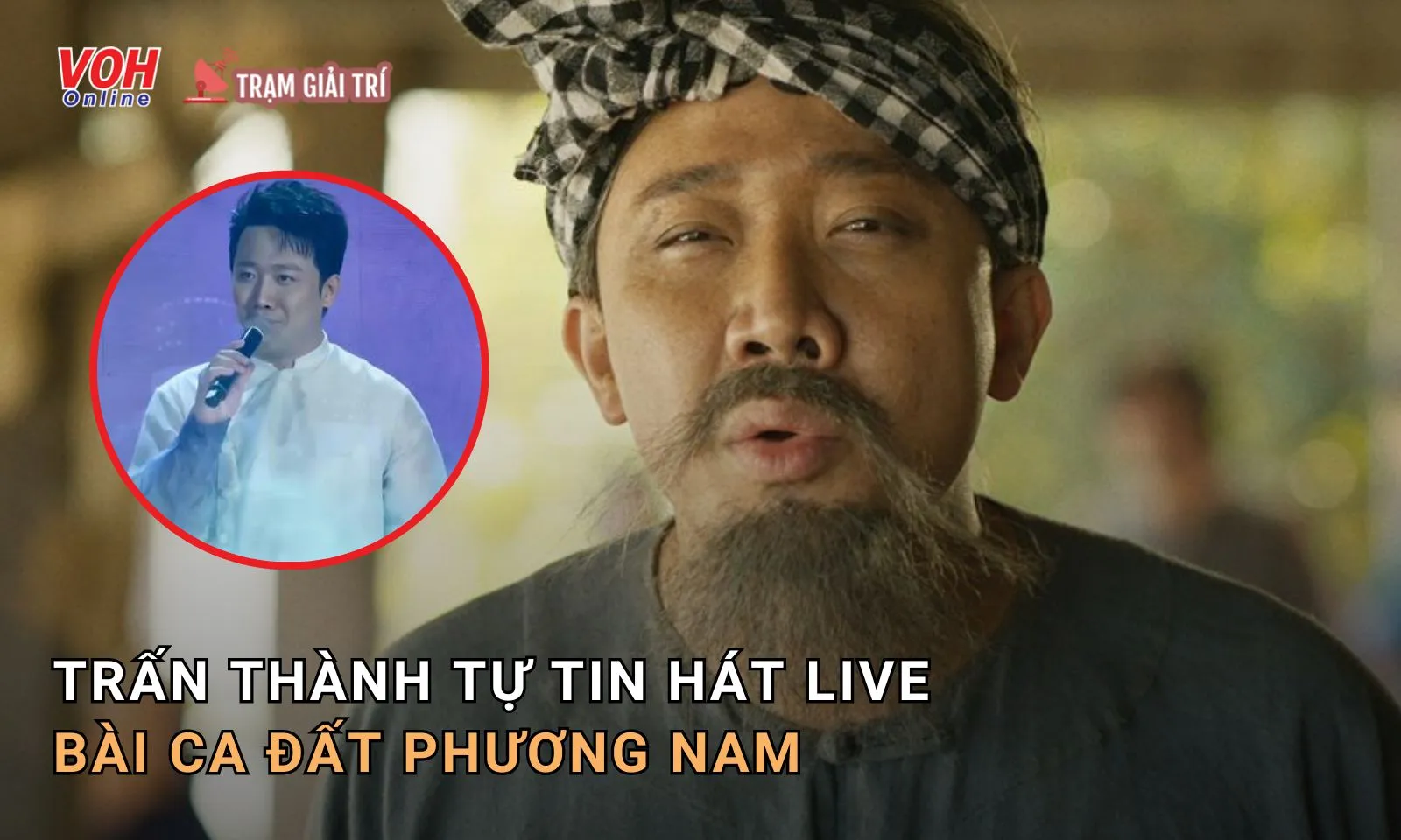 Trấn Thành hát live Bài Ca Đất Phương Nam khi giao lưu cùng sinh viên