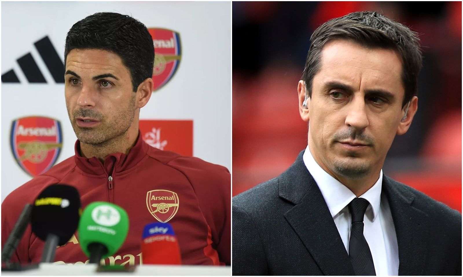 Mikel Arteta đáp trả huyền thoại MU về khả năng vô địch Ngoại hạng Anh: “Trách nhiệm của tôi là giám sát họ”