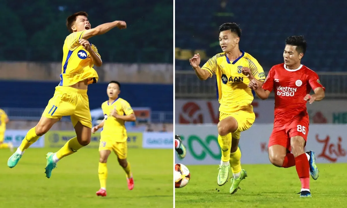 Kết quả V-League SLNA vs Viettel: Chủ nhà thi đấu ấn tượng, tiếc nuối rời sân với 1 điểm