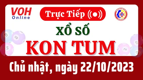 XSKT 22/10 - Kết quả xổ số Kon Tum hôm nay chủ nhật ngày 22/10/2023