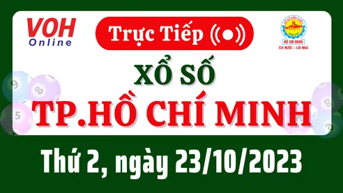 XSHCM 23/10 - Kết quả xổ số TP.HCM hôm nay thứ 2 ngày 23/10/2023
