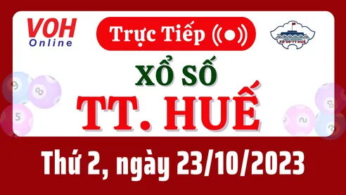 XSTTH 23/10 - Kết quả xổ số Thừa Thiên Huế hôm nay thứ 2 ngày 23/10/2023
