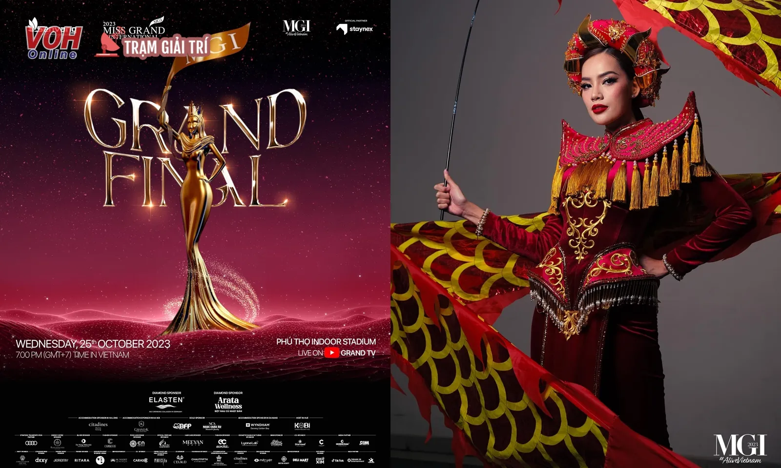 Lê Hoàng Phương sẽ phải cạnh tranh quyết liệt tại chung kết Miss Grand International 2023